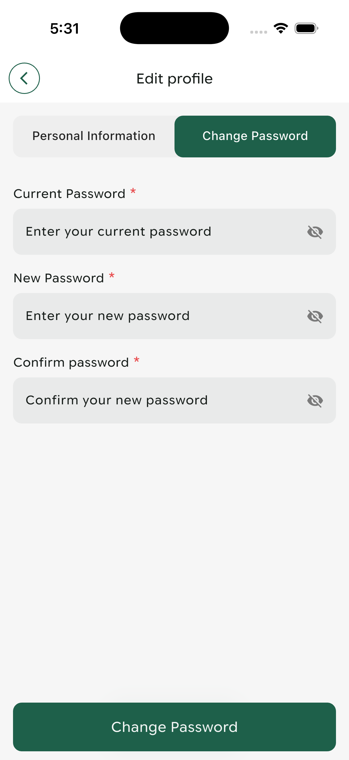 Change Password