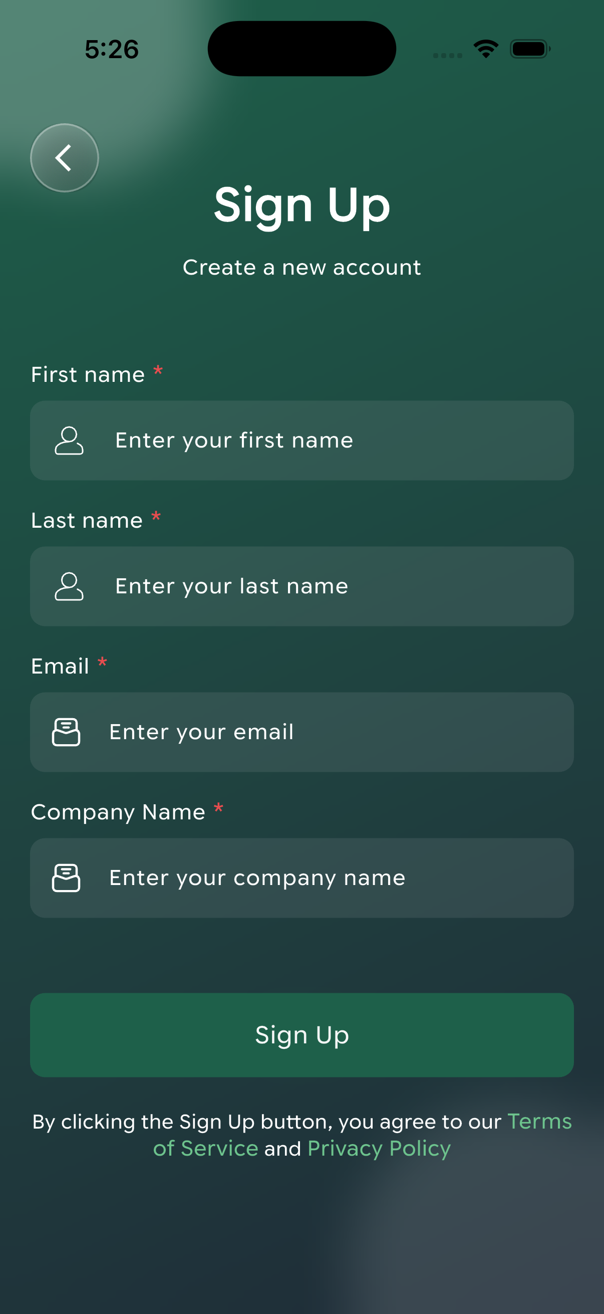 Customer Registration