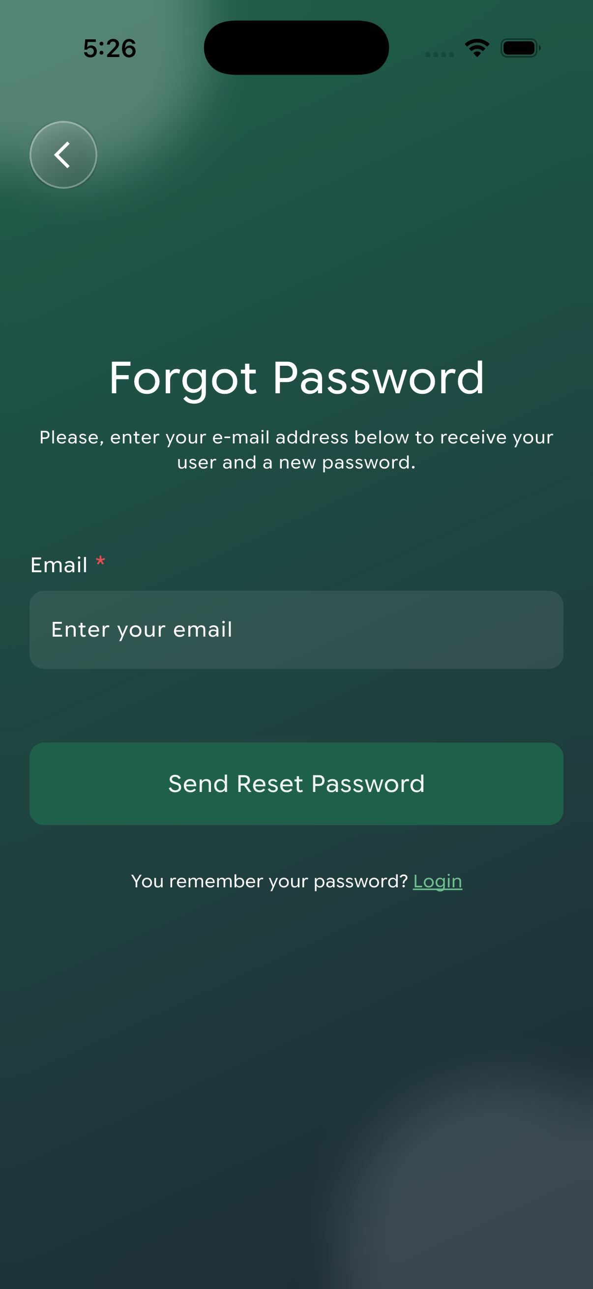 Forgot Password